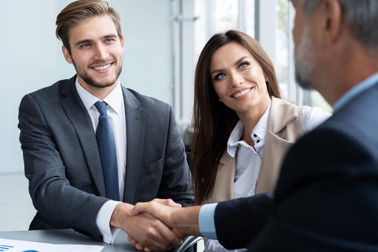 Tim Louis meeting with clients in Vancouver